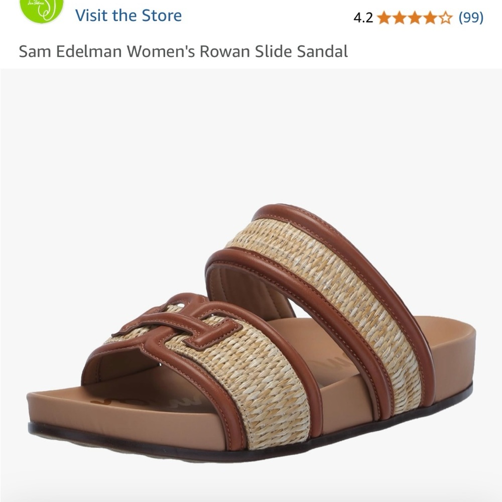 Sam Edelman Women's Rowan Slide Sandal - Brown